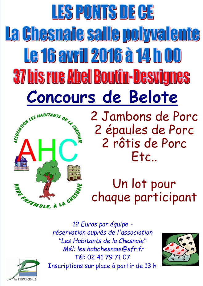 concours belote chesnaie