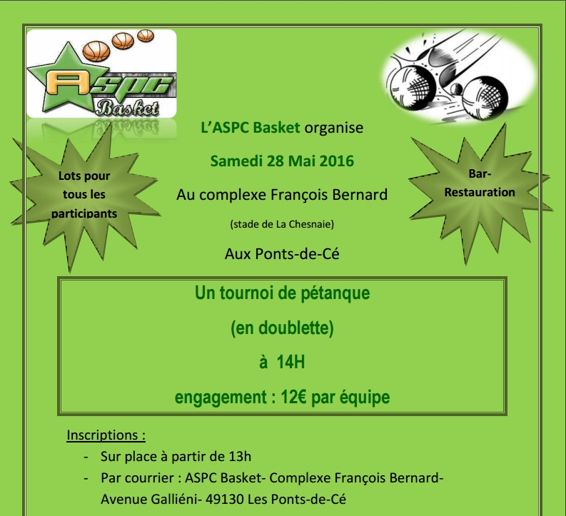 pétanque basket