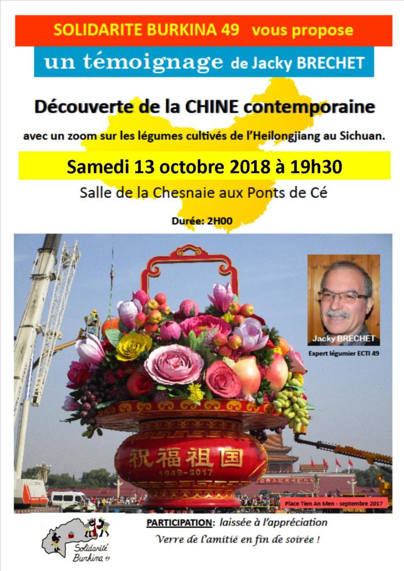 Découverte de la Chine contemporaine. Soirée au profit de solidarité Burkina 49