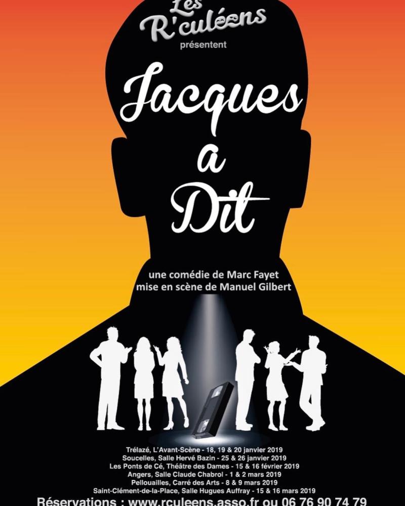 Théâtre : Jacques a dit - Cie LES R'CULEENS