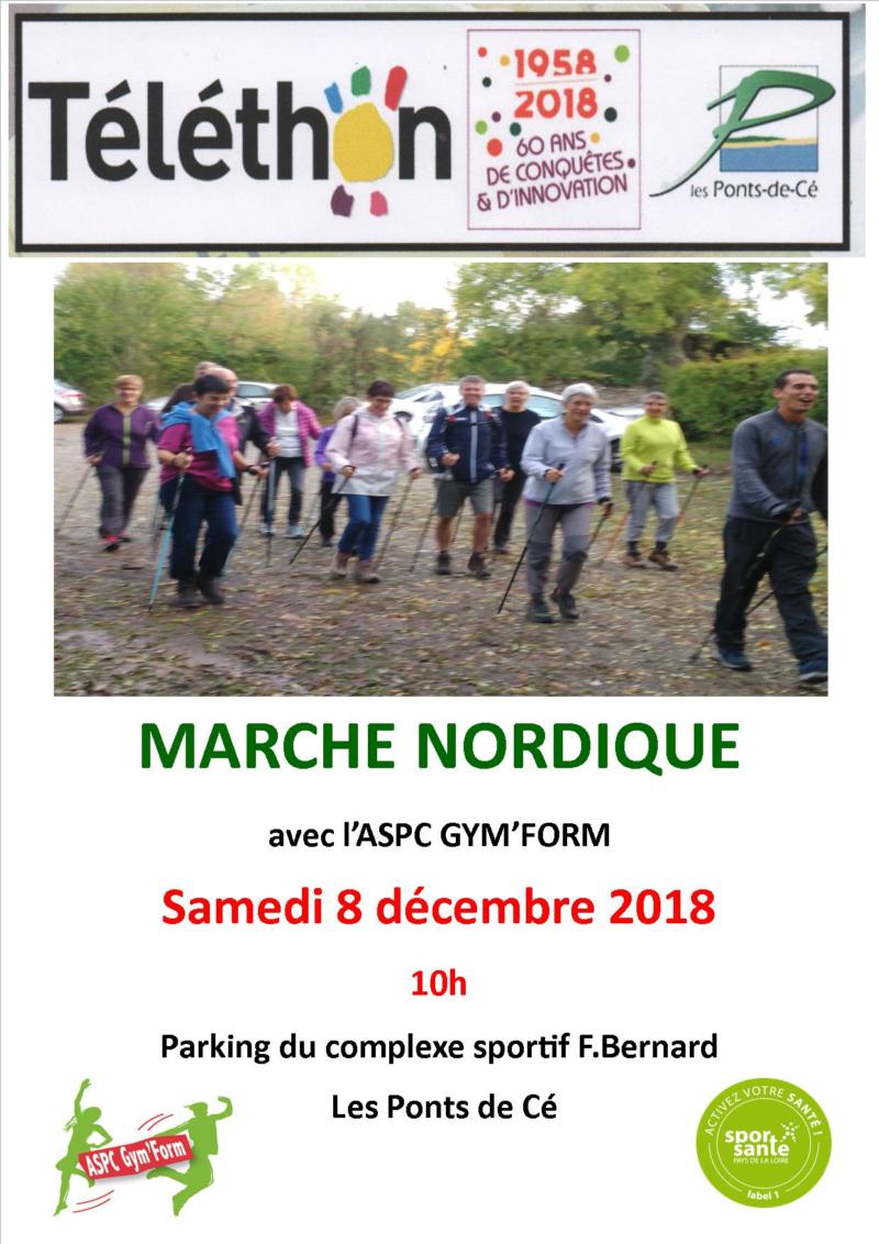 Téléthon 2018 - MARCHE NORDIQUE
