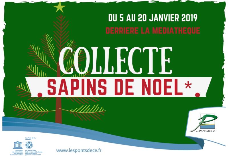 Collecte des sapins de Noël