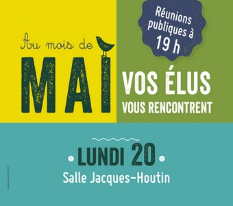 Réunion publique - salle Jacques-Houtin