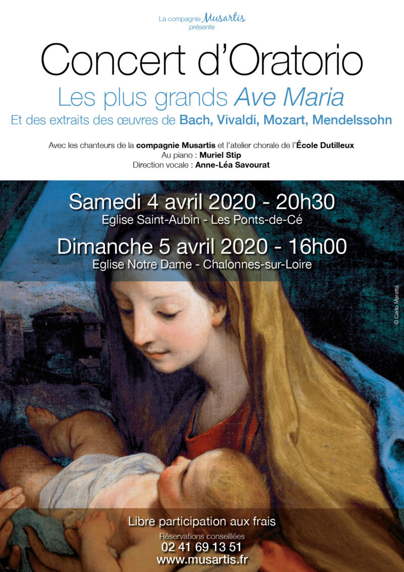 Annulation - Concert d'Oratorio
