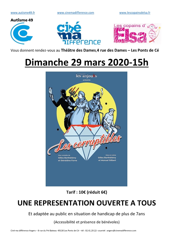 Annulation - Les corruptibles Théâtre - association Les Copains d'Elsa
