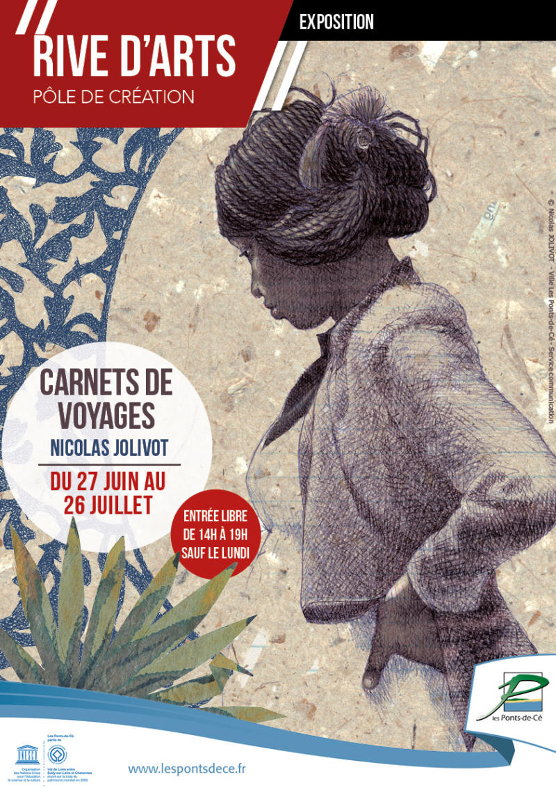 Exposition "Carnets de Voyages" de Nicolas Jolivot - Rive d'Arts