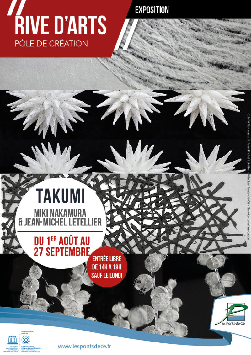 Exposition "TAKUMI" de Niki Nakamura & Jean-Michel Letellier - Rive d'Arts