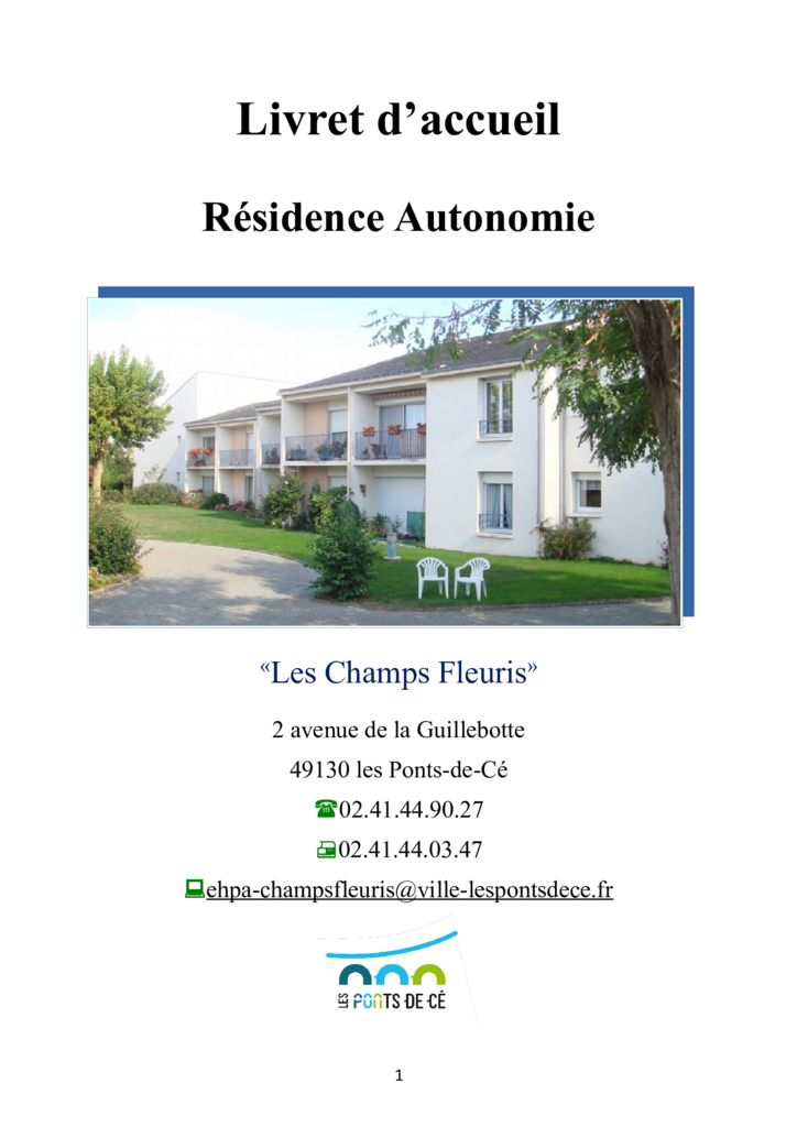 thumbnail of Livret d’accueil