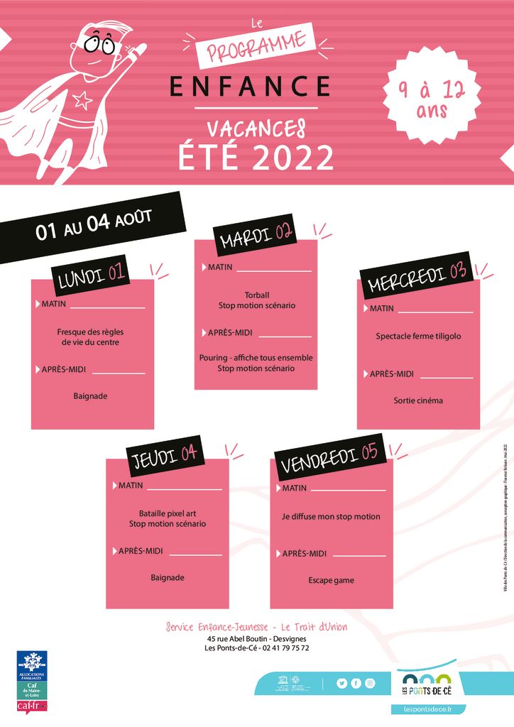 thumbnail of Accueil de loisirs -plannings-9-12 ans – août 2022