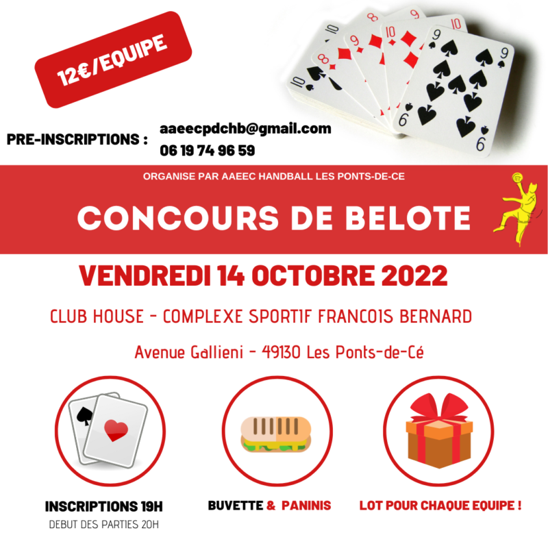 Concours de Belote - AAEEC Handball
