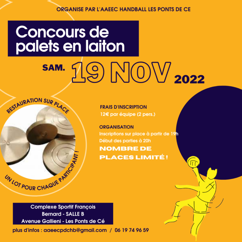 Concours de Palets Laiton - AAEEC Handball