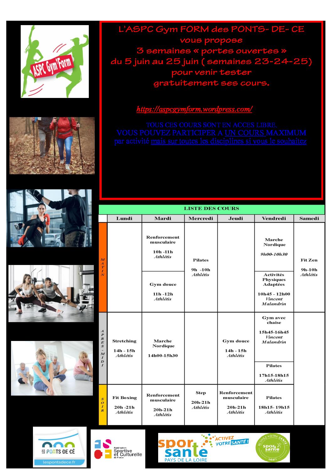 ASPC Gym Form - Portes ouvertes