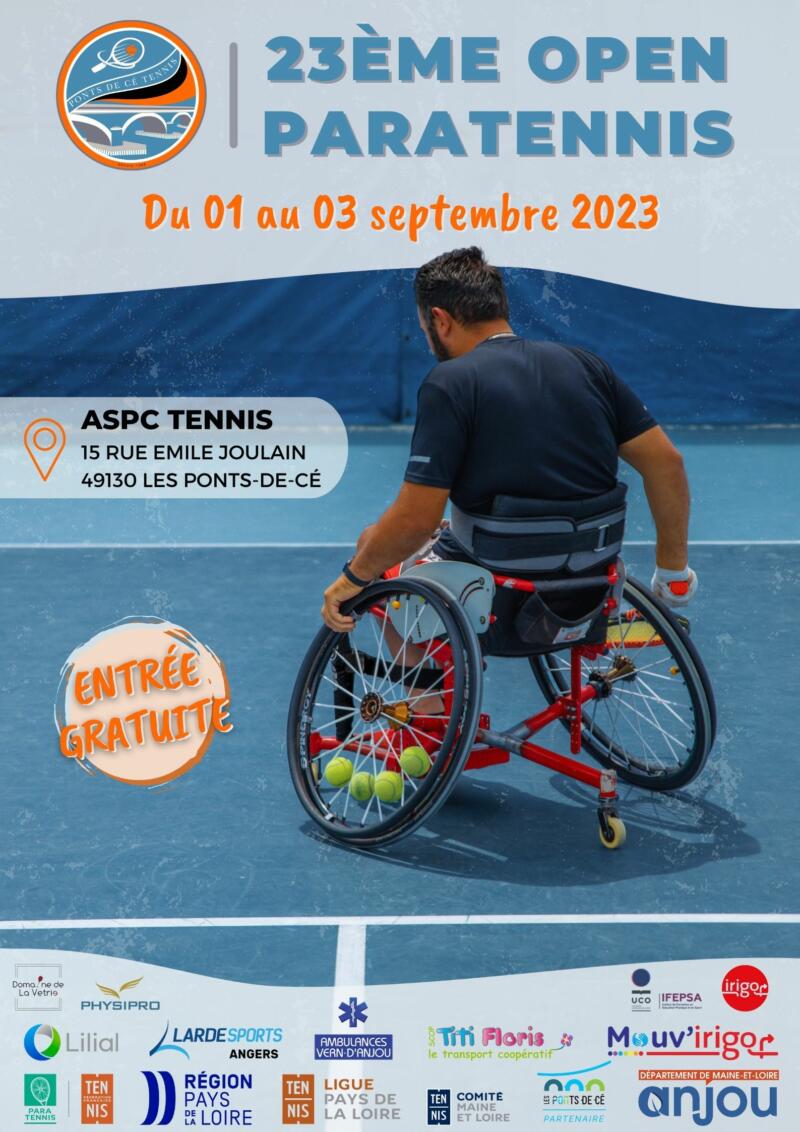 23ÈME OPEN PARATENNIS AS PONTS-DE-CÉ TENNIS