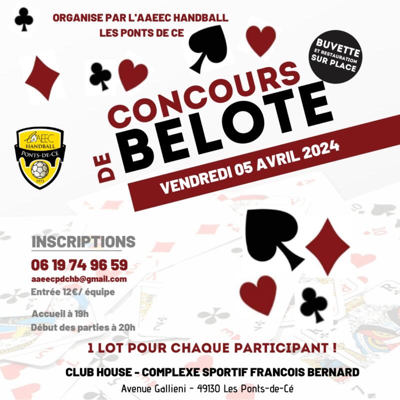 Concours de Belote - AAEEC Handball