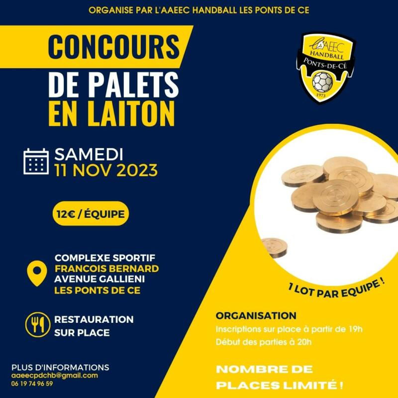 Concours de Palets Laiton - AAEEC Handball