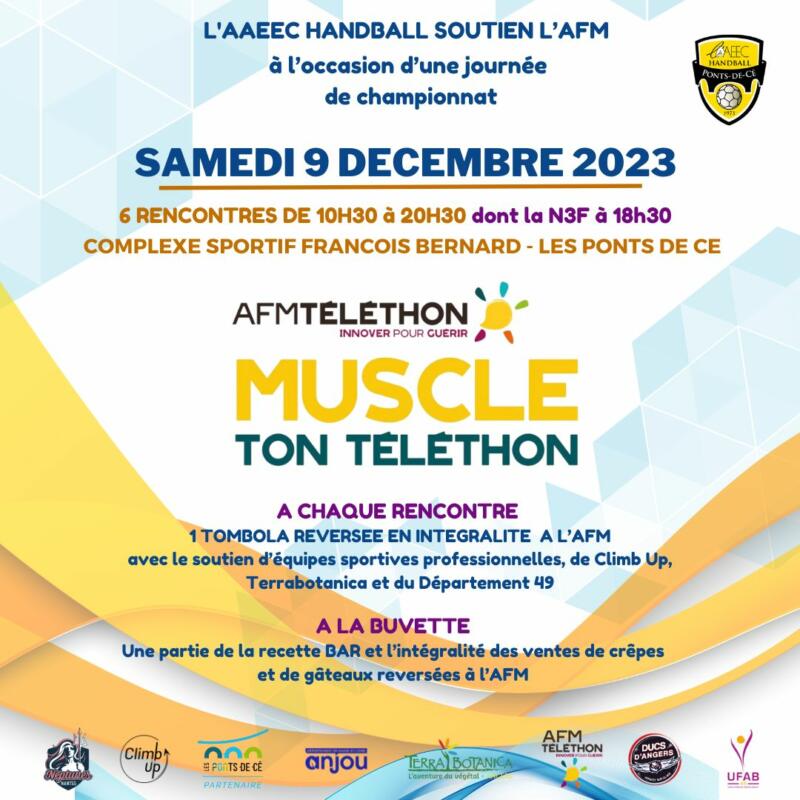 l'AAEEC Handball se mobilise pour le Téléthon