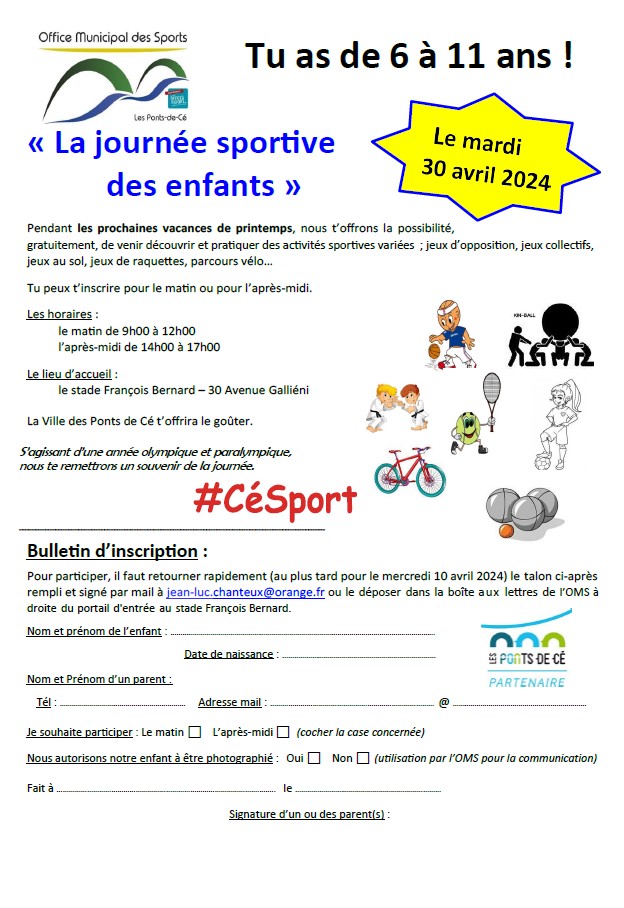 Journée Sportive des Enfants - OMS