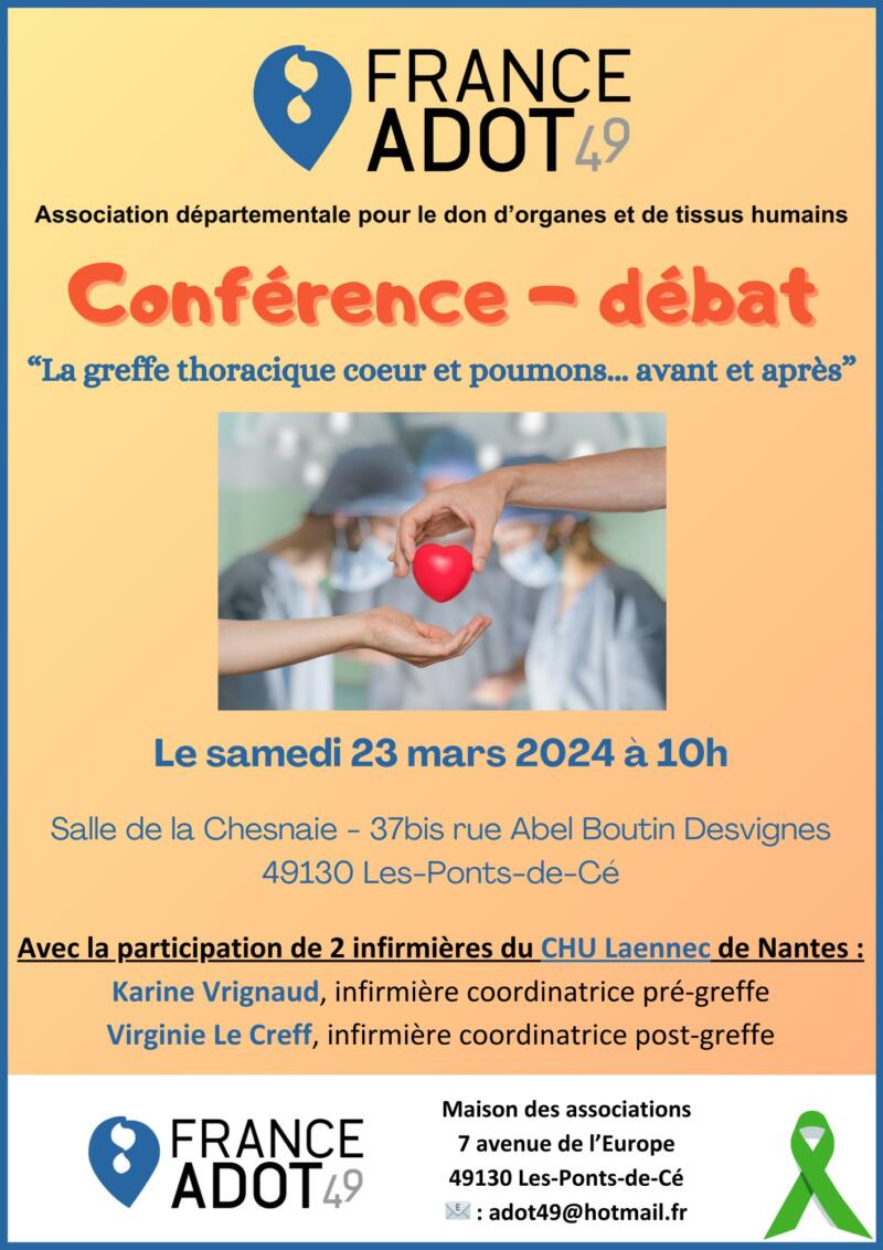 AG et Conférence - Association FRANCE ADOT 49