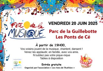 Fête de la musique des Rives de l'Authion
