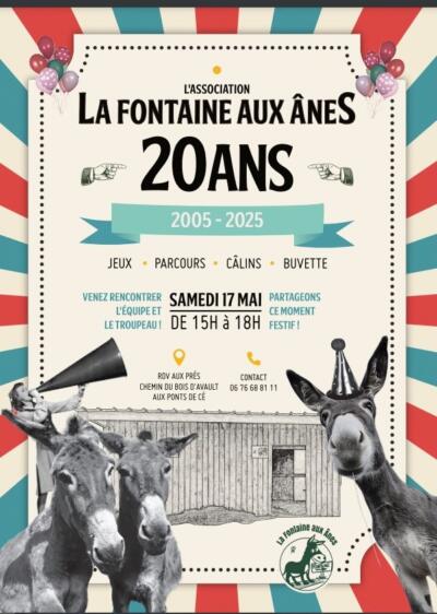 La Fontaine aux Anes fête ses 20 ans