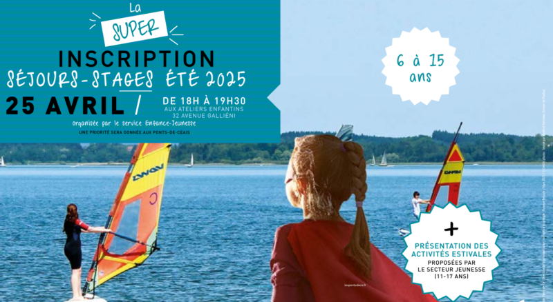Inscription Séjours-stages été 2025
