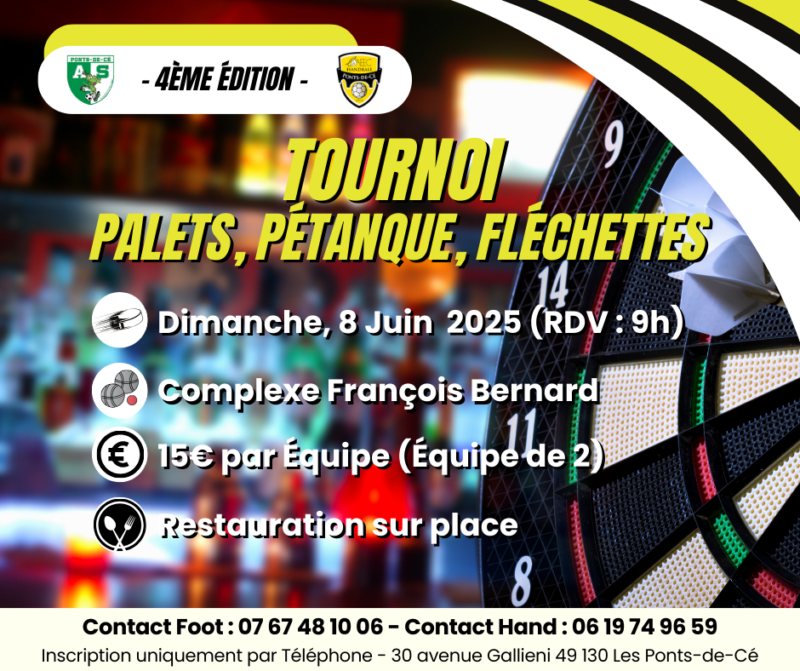 Concours Pétanque-Palets-Fléchettes