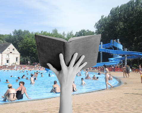 Point lecture à la baignade - Partir en livre