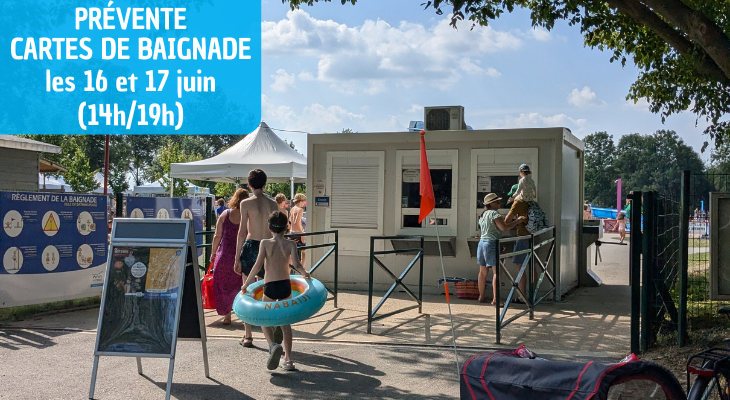Prévente - cartes de baignade