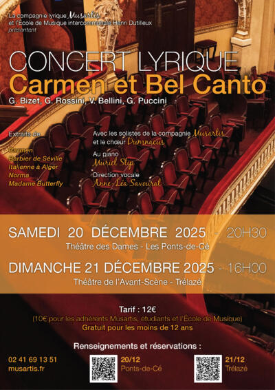 Concert de Noël Carmen et Bel Canto - Cie Musartis