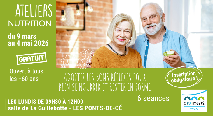 Ateliers Nutrition pour les + 60 ans