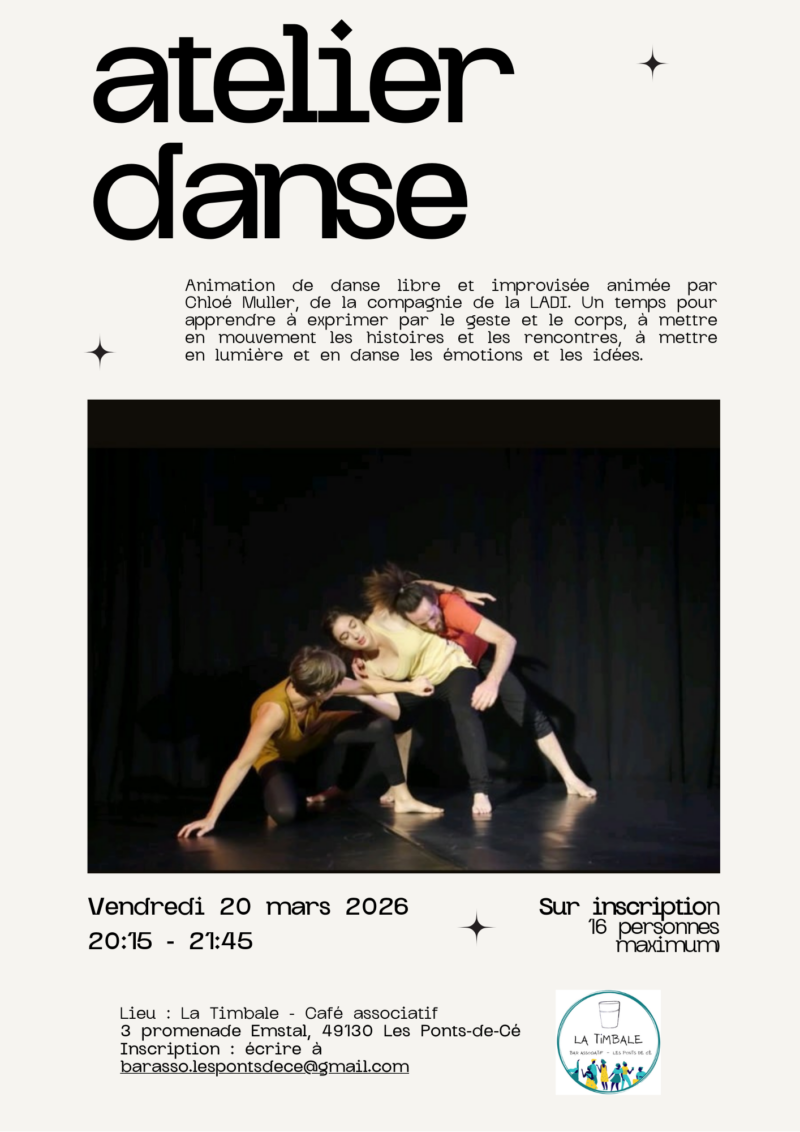 Atelier de danse libre et improvisée