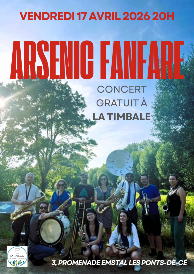 Concert gratuit de l'Arsenic Fanfare à La Timbale !