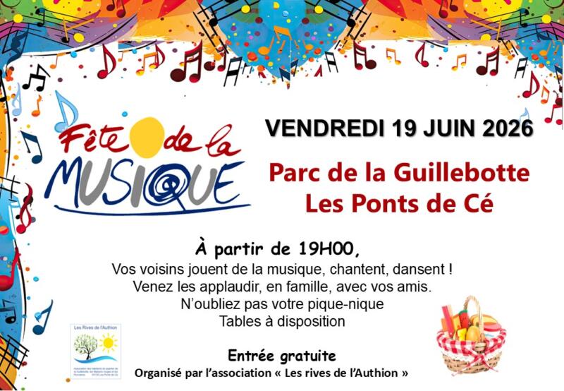 Fête de la musique des Rives de l'Authion