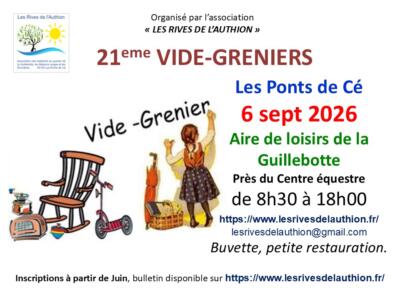 VIDE-GRENIERS des Rives de l'Authion