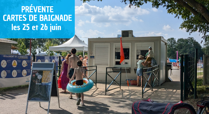 Prévente - cartes de baignade