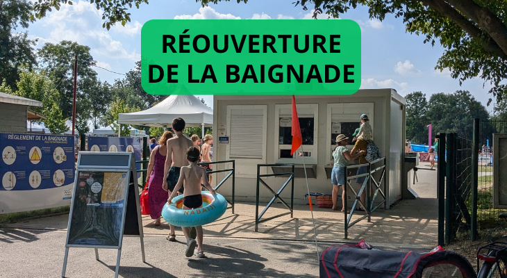 Réouverture de la baignade