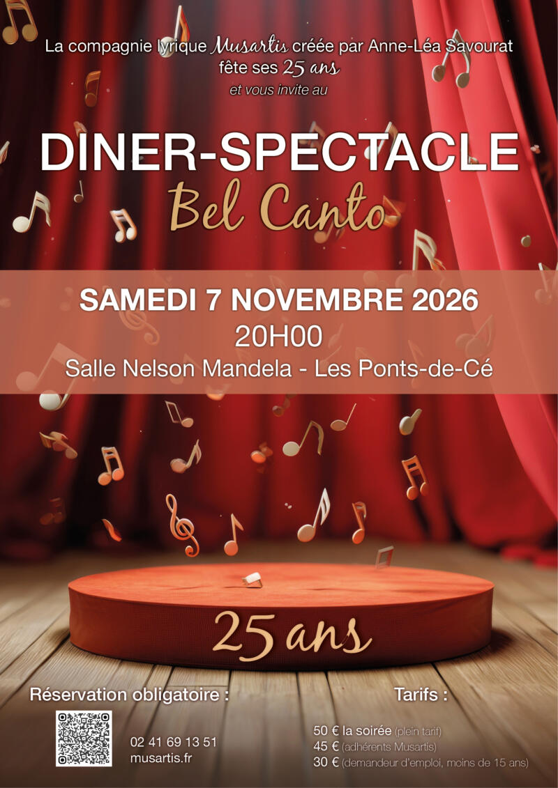 Dîner spectacle Bel Canto