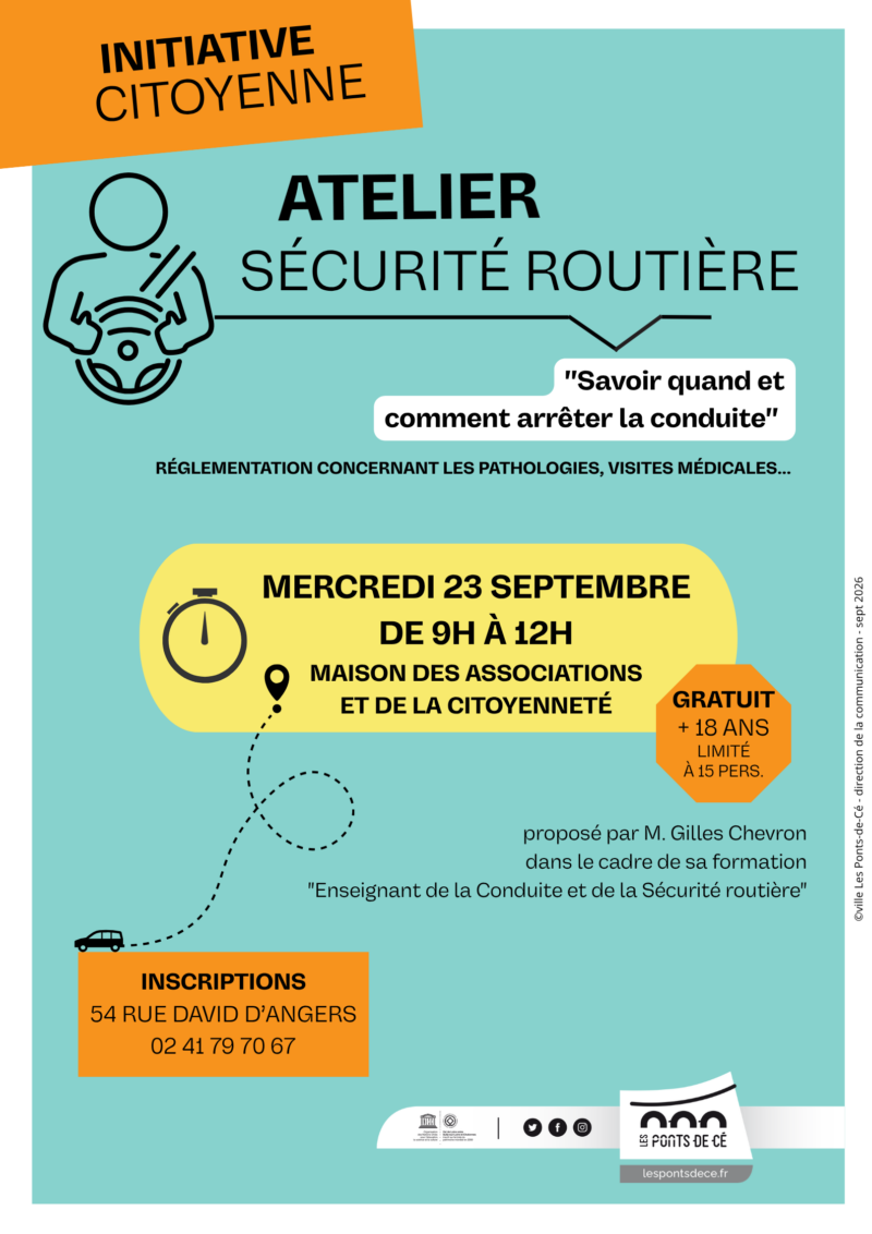 Atelier sécurité routière - initiative citoyenne