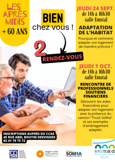 Les après-midis + 60 ans - Bien chez vous !