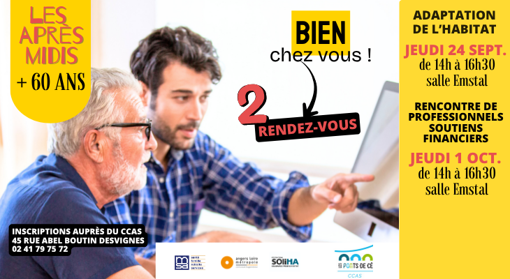 Les après-midis + 60 ans – Bien chez vous !