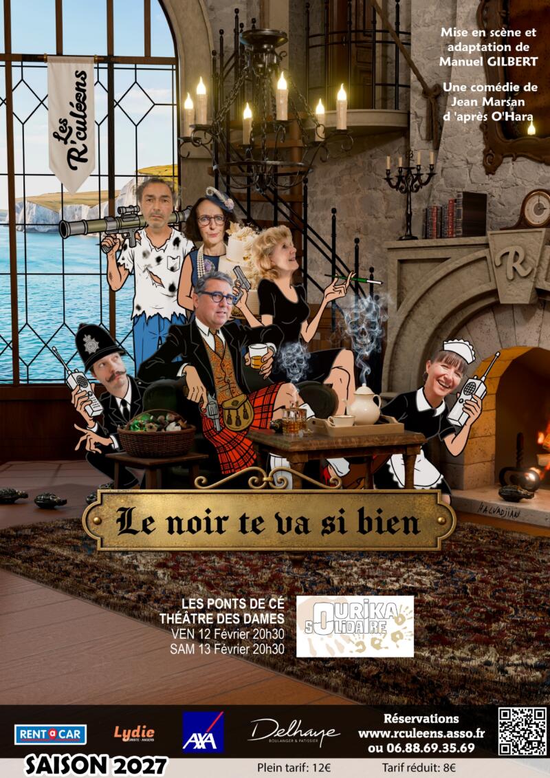 Théâtre "Le noir te va si bien" - Les R'Culéens -  pour Ourika Solidaire